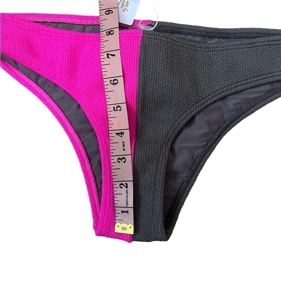 PILYQ Acai Reef Two Toned Teeny Bikini Bottom - Picture 6 of 7